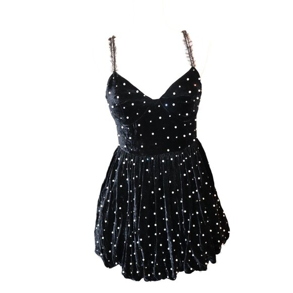 LoveShackFancy Devita Bubble Dress With Lace Straps, Size 8 NWT